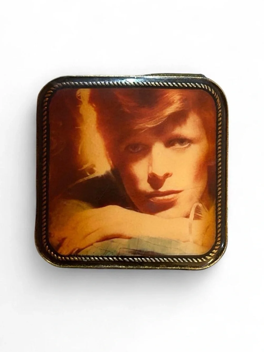 Vintage 1970s David Bowie Ziggy Stardust Portrait Belt Buckle